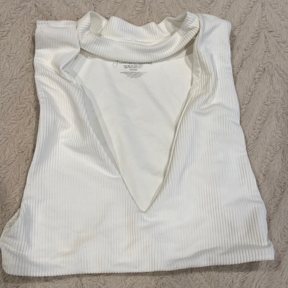 Frankie’s Bikinis white bathing suite top